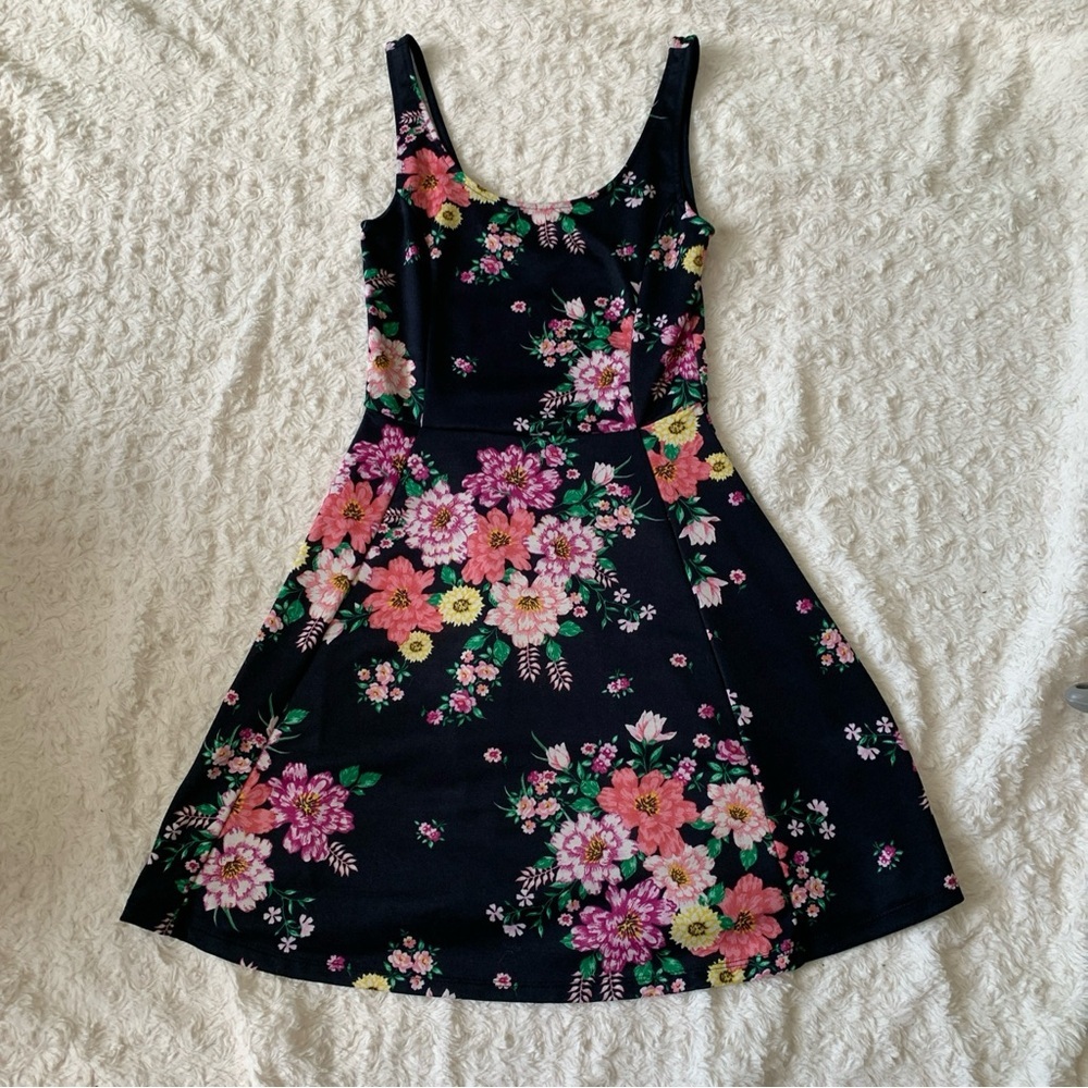 H&M Flower Print Dress SZ-4